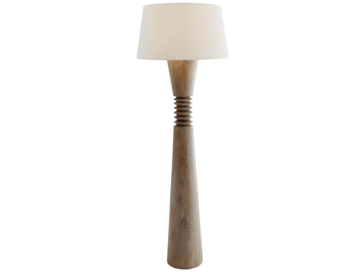 Arteriors Home Sedona Cerused Oak Brown Floor Lamp