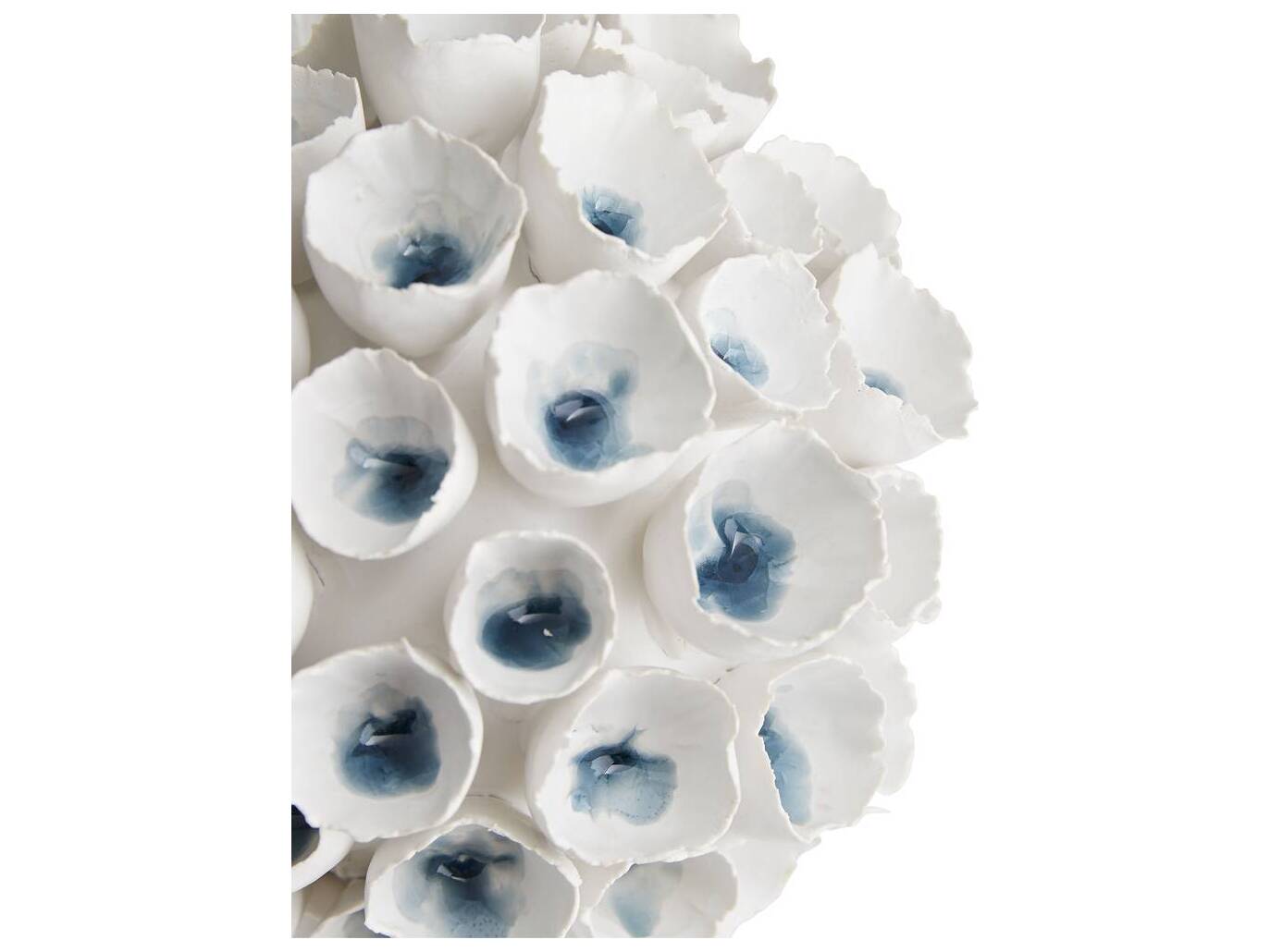 Arteriors Home Dakota White Pale Cornflower Vase Set of 2