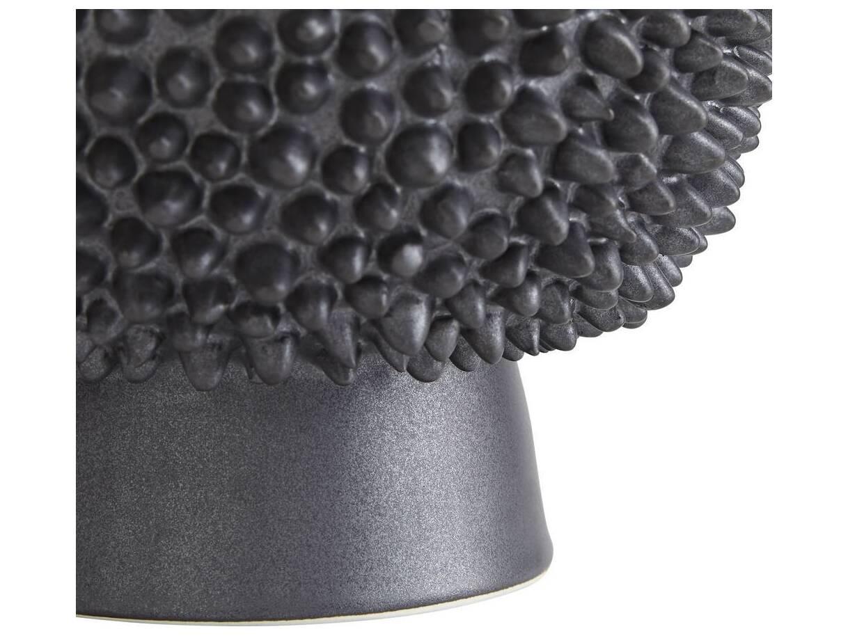Arteriors Home Daria Matte Black Vase