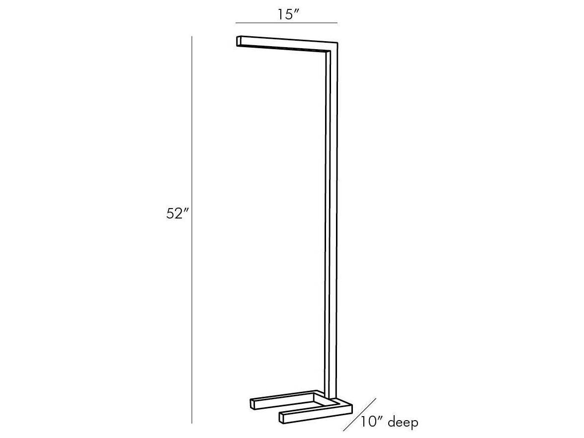 Arteriors Home Salford Vintage Brass Floor Lamp
