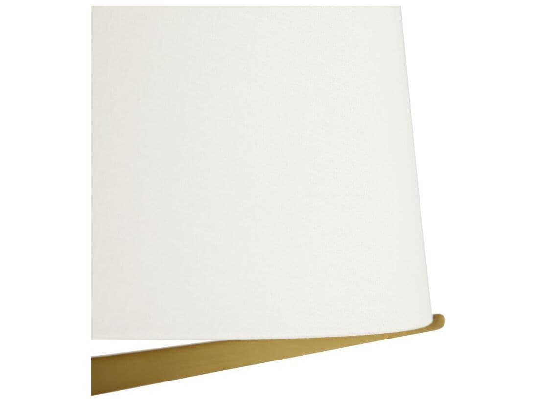 Arteriors Home Elden Black Resin Antique Brass Floor Lamp