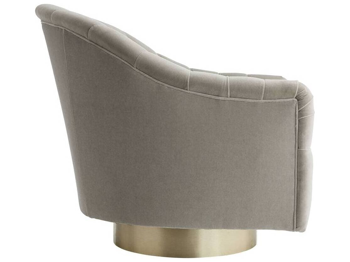 Arteriors Home Springsteen Swivel Gray Accent Chair