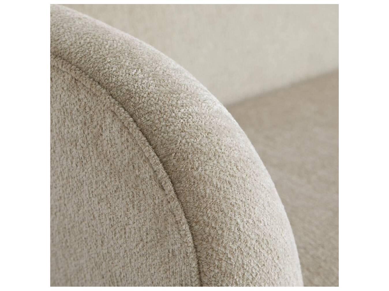 Arteriors Home Catalina Stone Grey Ash Upholstered Chaise