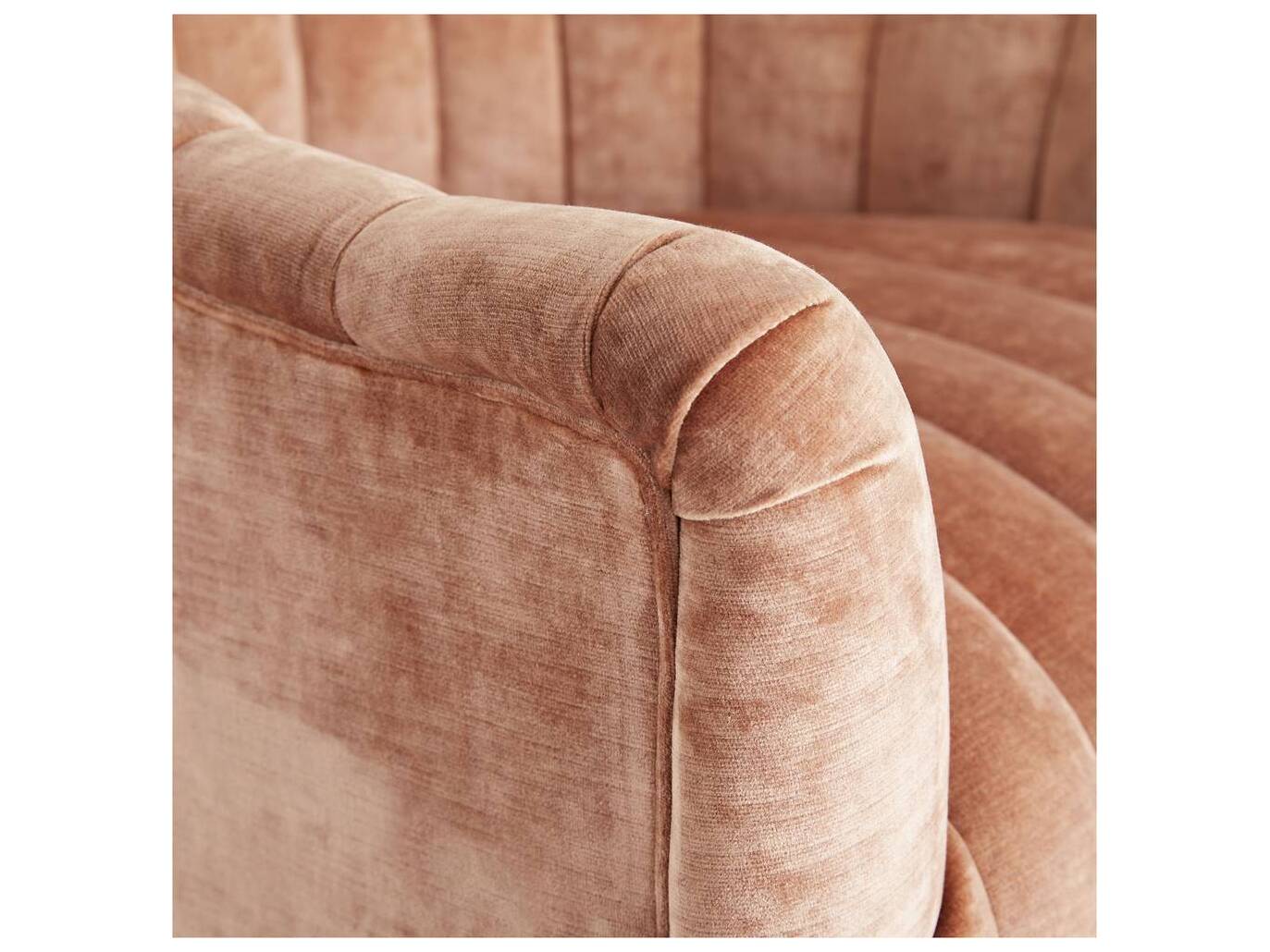 Arteriors Home Springsteen Swivel Pink Velvet Accent Chair