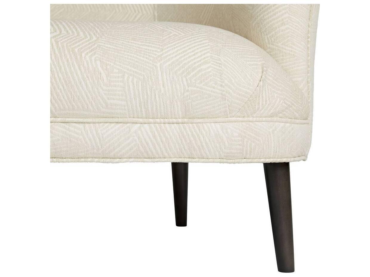 Arteriors Home Duprey Textured Ivory Grey Ash Beige Upholstered Loveseat
