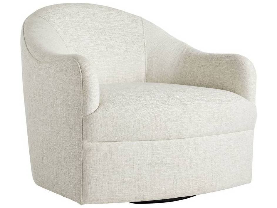 Arteriors Home Delfino Swivel White Accent Chair