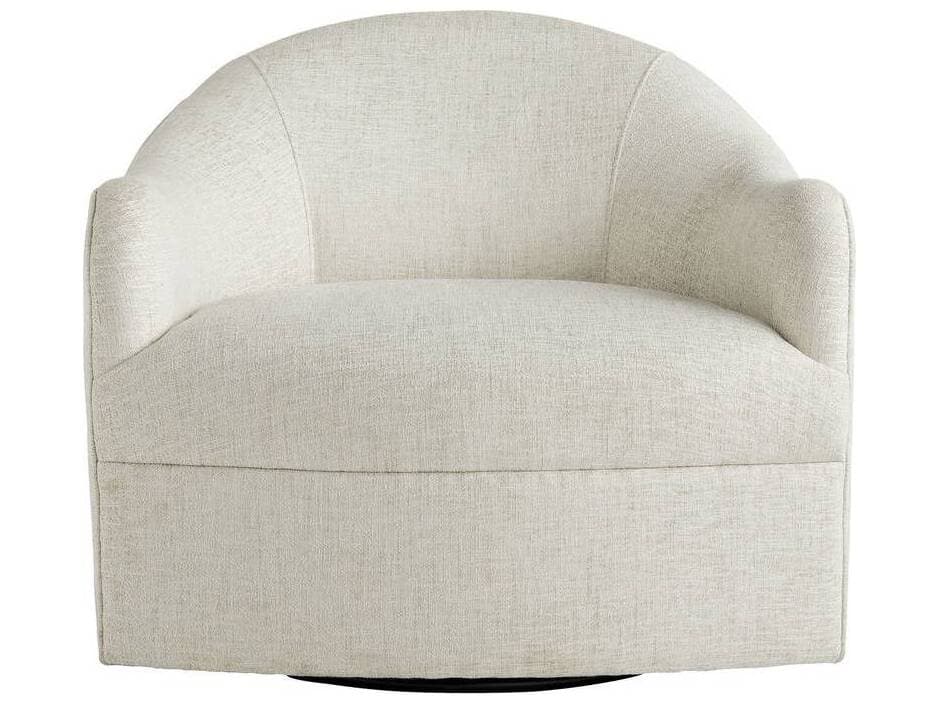 Arteriors Home Delfino Swivel White Accent Chair