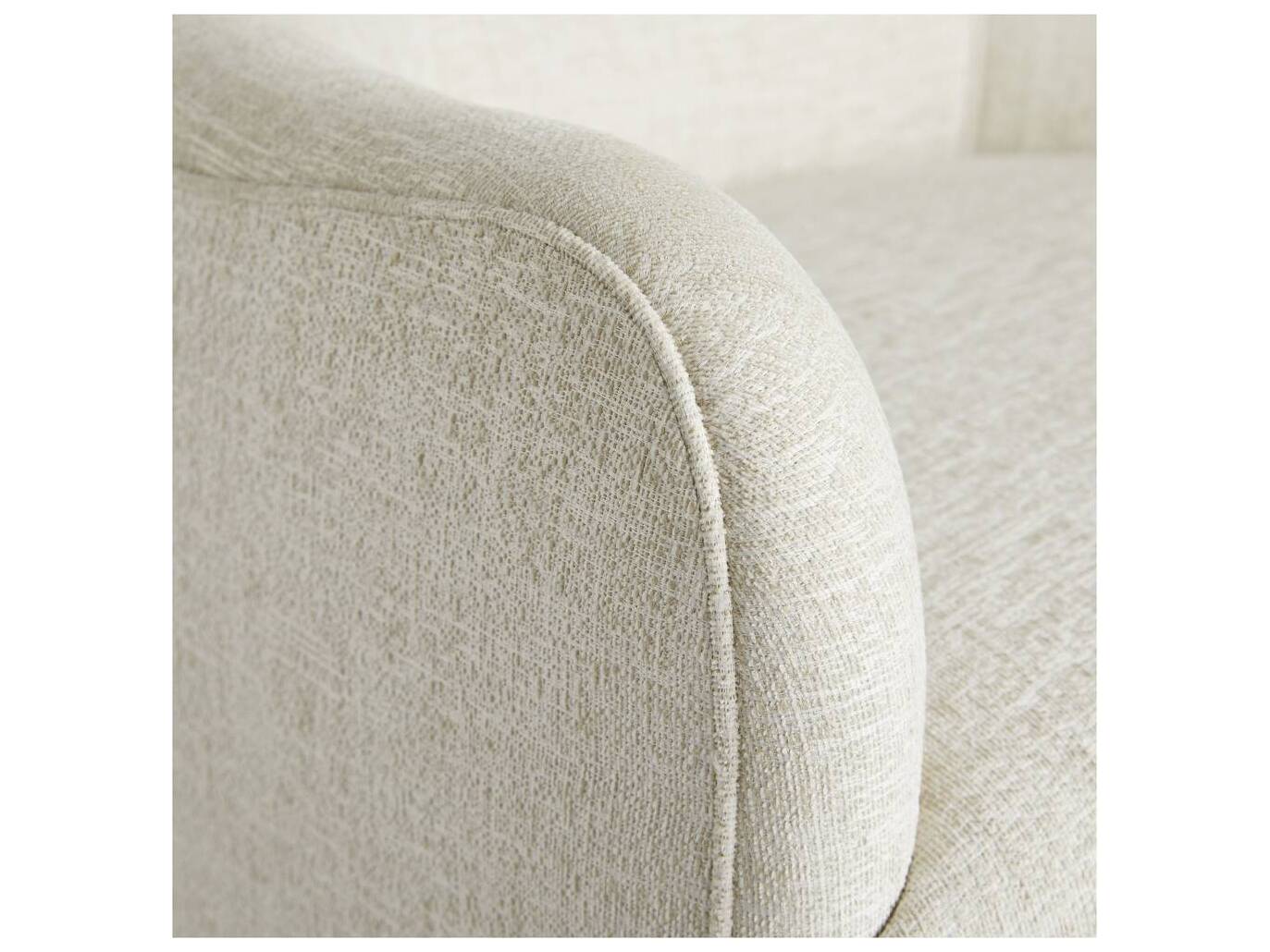 Arteriors Home Delfino Swivel White Accent Chair