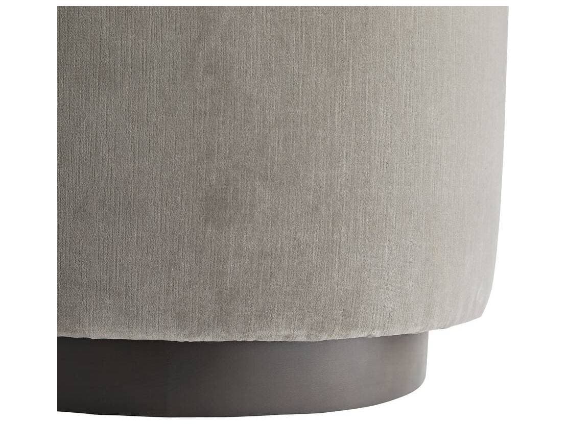 Arteriors Home Turner Sharkskin Velvet Gray Upholstered Chaise