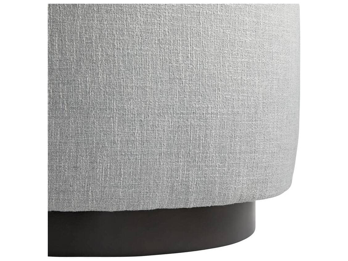 Arteriors Home Turner Iceberg Linen Gray Upholstered Chaise