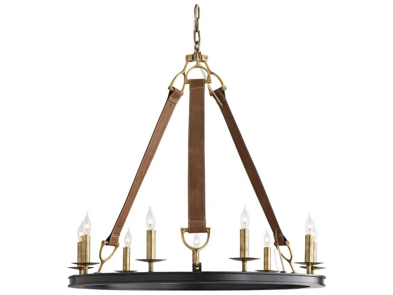 Arteriors Home Chaney 9-Light Bronze Candelabra Chandelier