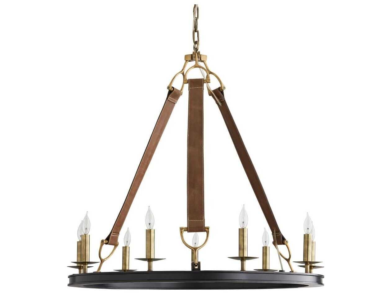 Arteriors Home Chaney 9-Light Bronze Candelabra Chandelier