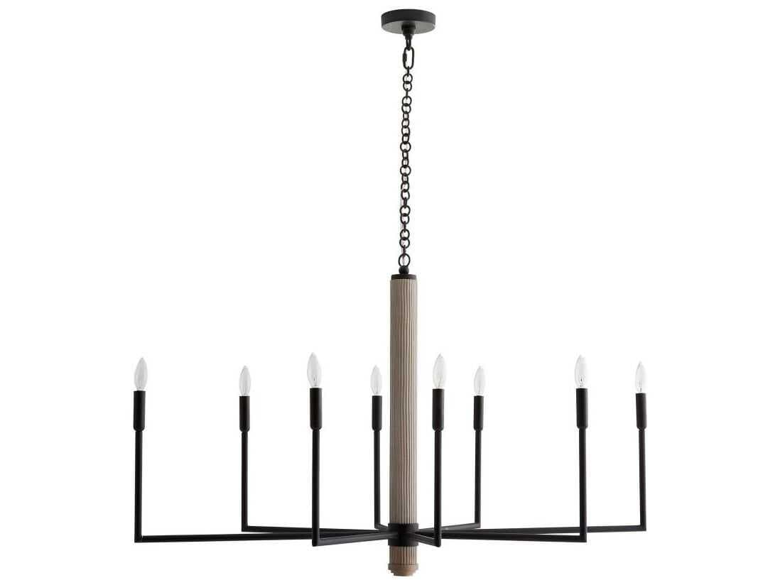 Arteriors Home Orlando 8-Light Blackened Iron Island Pendant