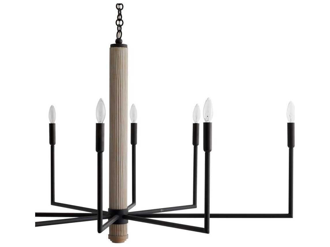 Arteriors Home Orlando 8-Light Blackened Iron Island Pendant