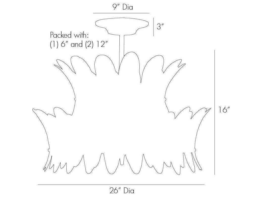 Arteriors Home Analise 8-Light Vintage Brass Tiered Chandelier