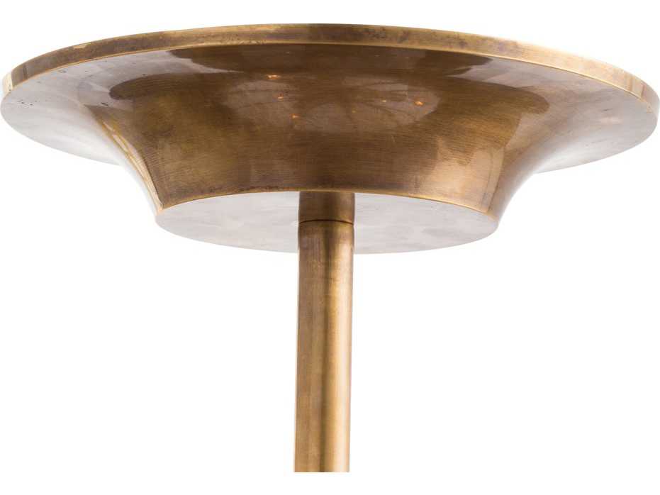 Arteriors Home Analise 8-Light Vintage Brass Tiered Chandelier