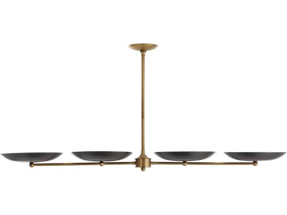 Arteriors Home Griffith 4-Light Bronze Bowl Island Pendant