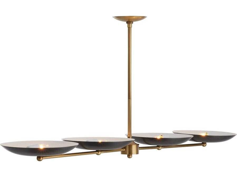 Arteriors Home Griffith 4-Light Bronze Bowl Island Pendant