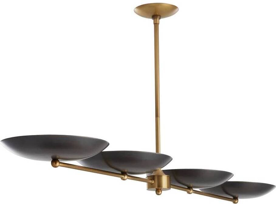 Arteriors Home Griffith 4-Light Bronze Bowl Island Pendant