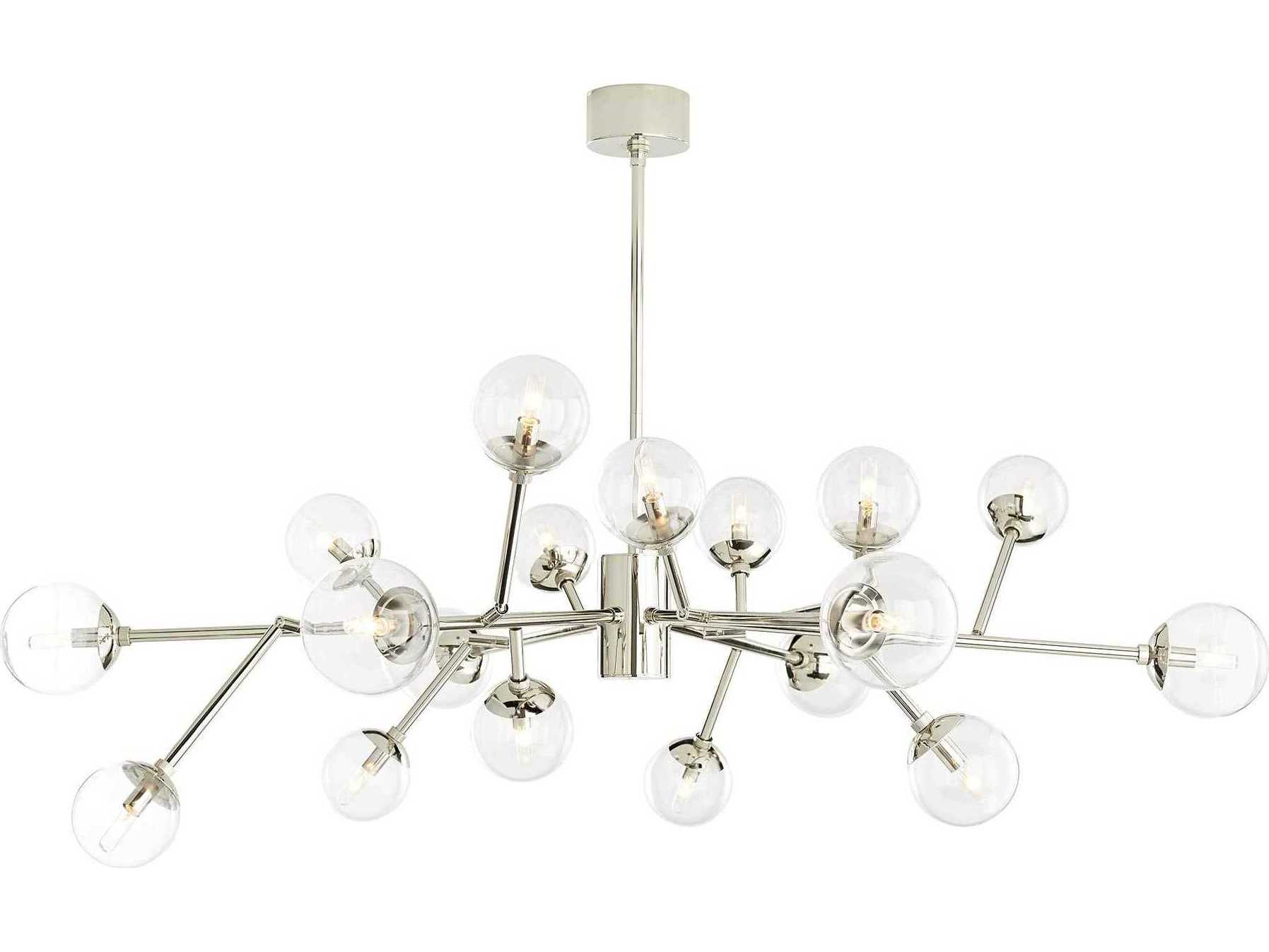 Arteriors Home Dallas  18-Light Polished Nickel Globe Chandelier