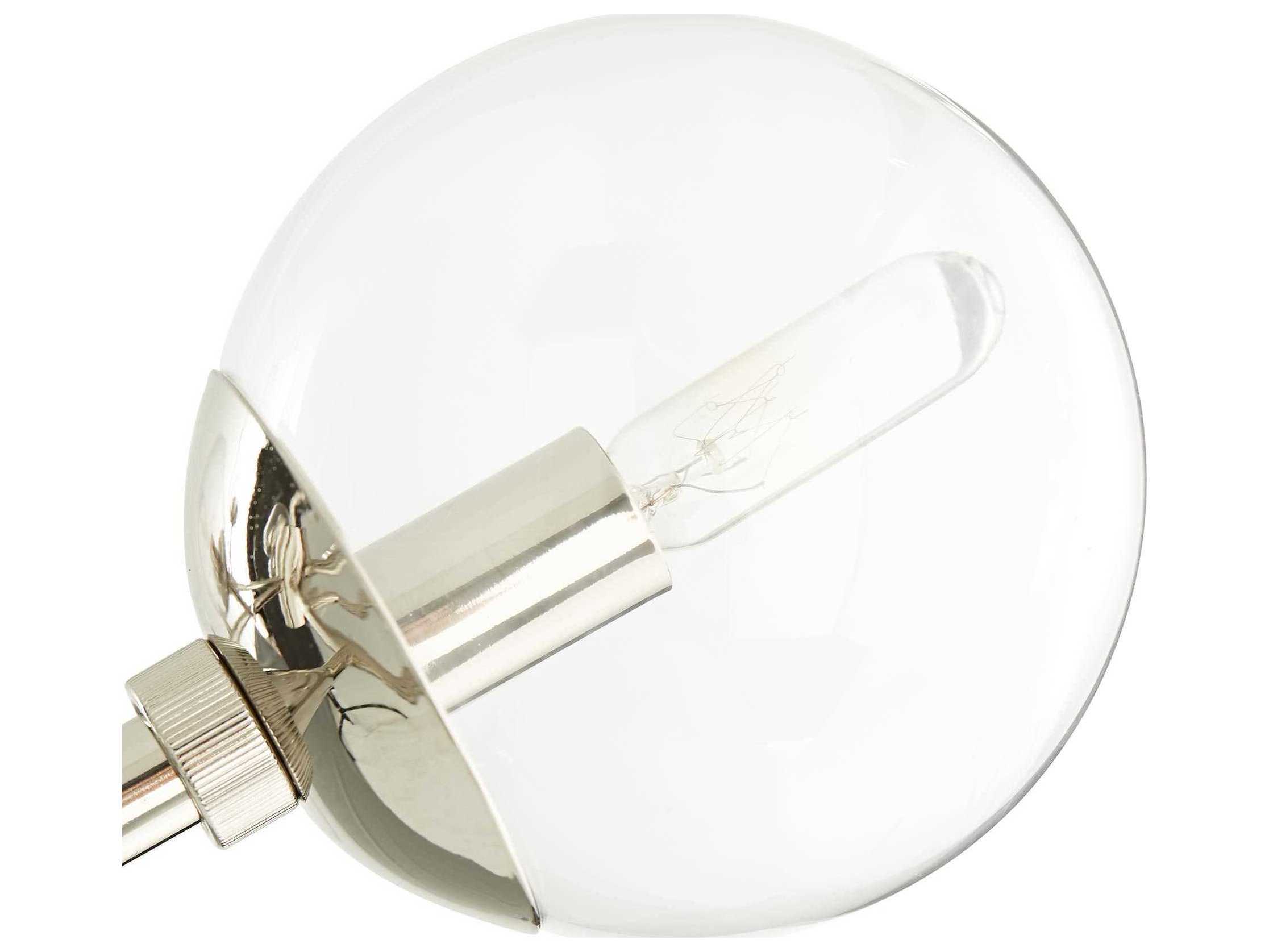 Arteriors Home Dallas  18-Light Polished Nickel Globe Chandelier