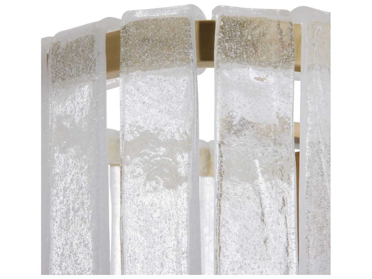 Arteriors Home Leighton 7-Light Antique Brass Linear Island Pendant