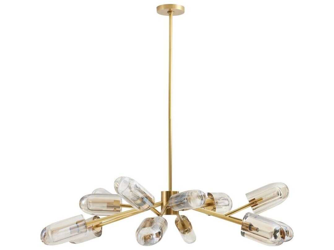 Arteriors Home Javier 12-Light Antique Brass Chandelier