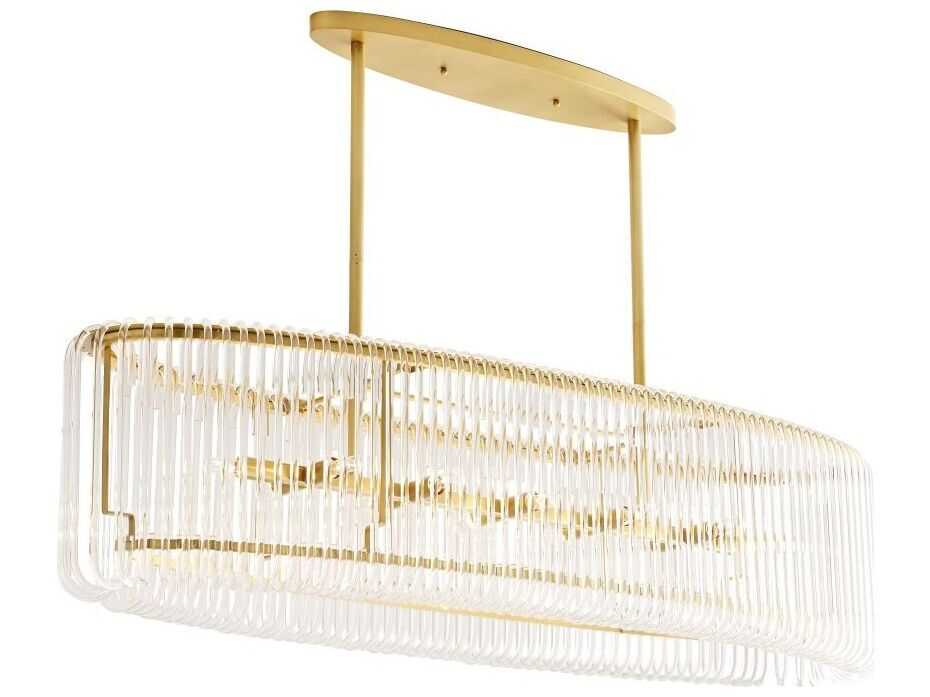 Arteriors Home Chandler 12-Light Antique Brass Island Pendant