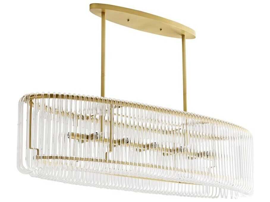 Arteriors Home Chandler 12-Light Antique Brass Island Pendant