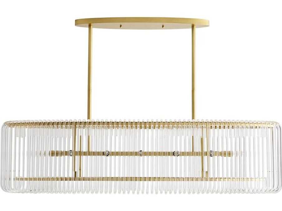 Arteriors Home Chandler 12-Light Antique Brass Island Pendant