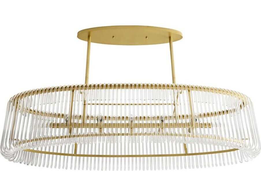 Arteriors Home Chandler 12-Light Antique Brass Island Pendant