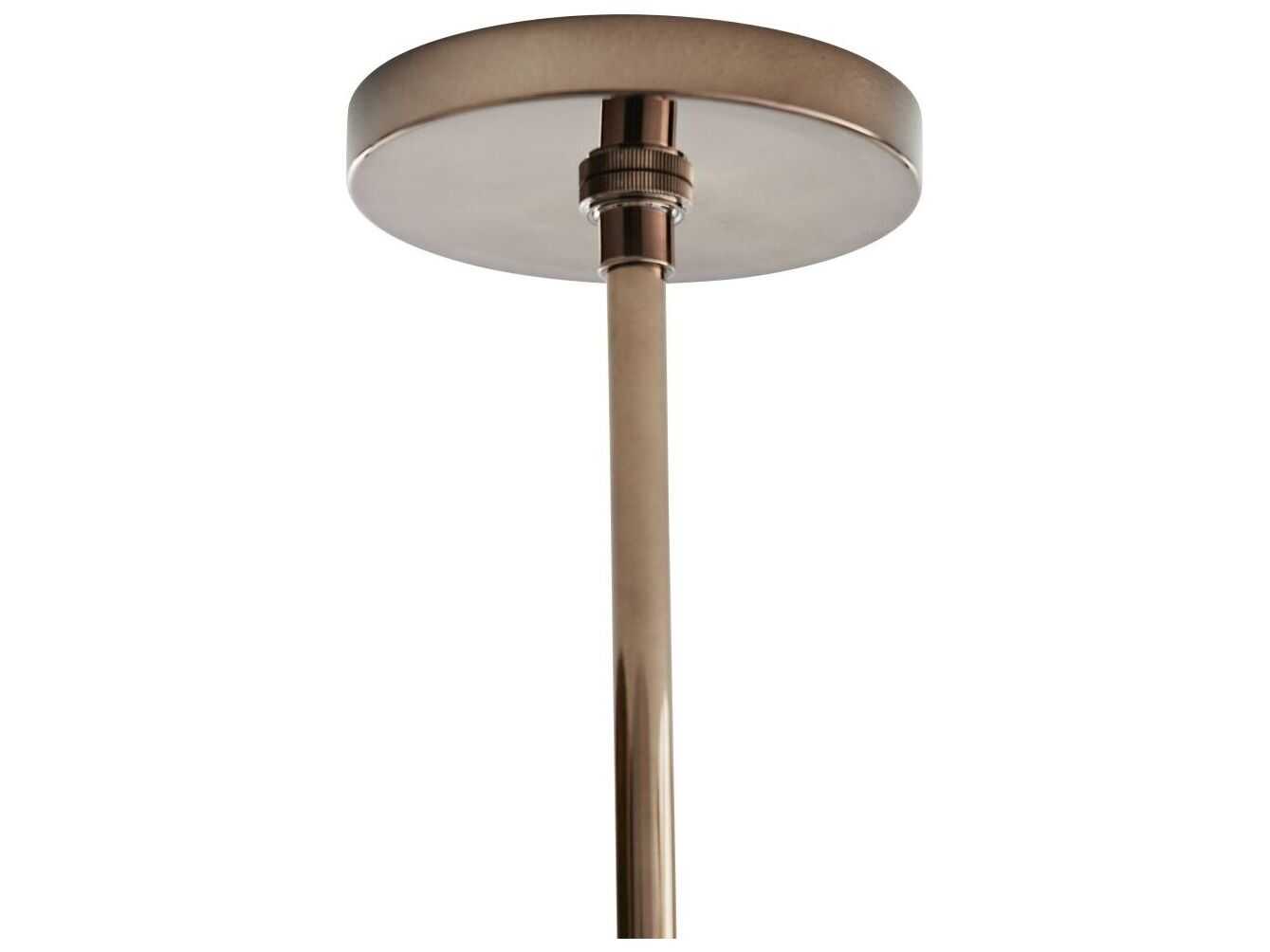 Arteriors Home Royalton 12-Light Brown Nickel Drum Chandelier