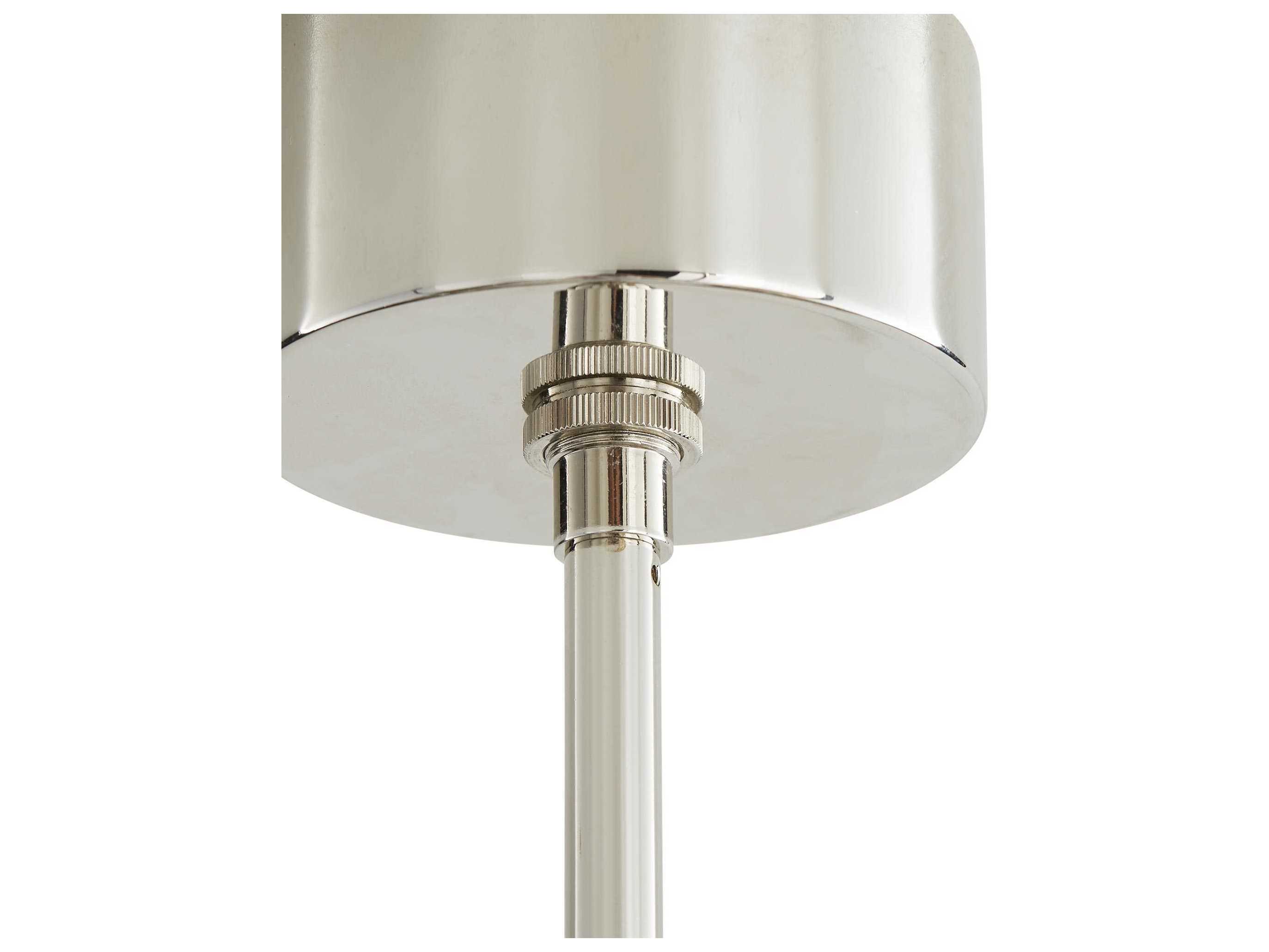 Arteriors Home Dallas 12-Light Polished Nickel Glass Globe Linear Island Pendant