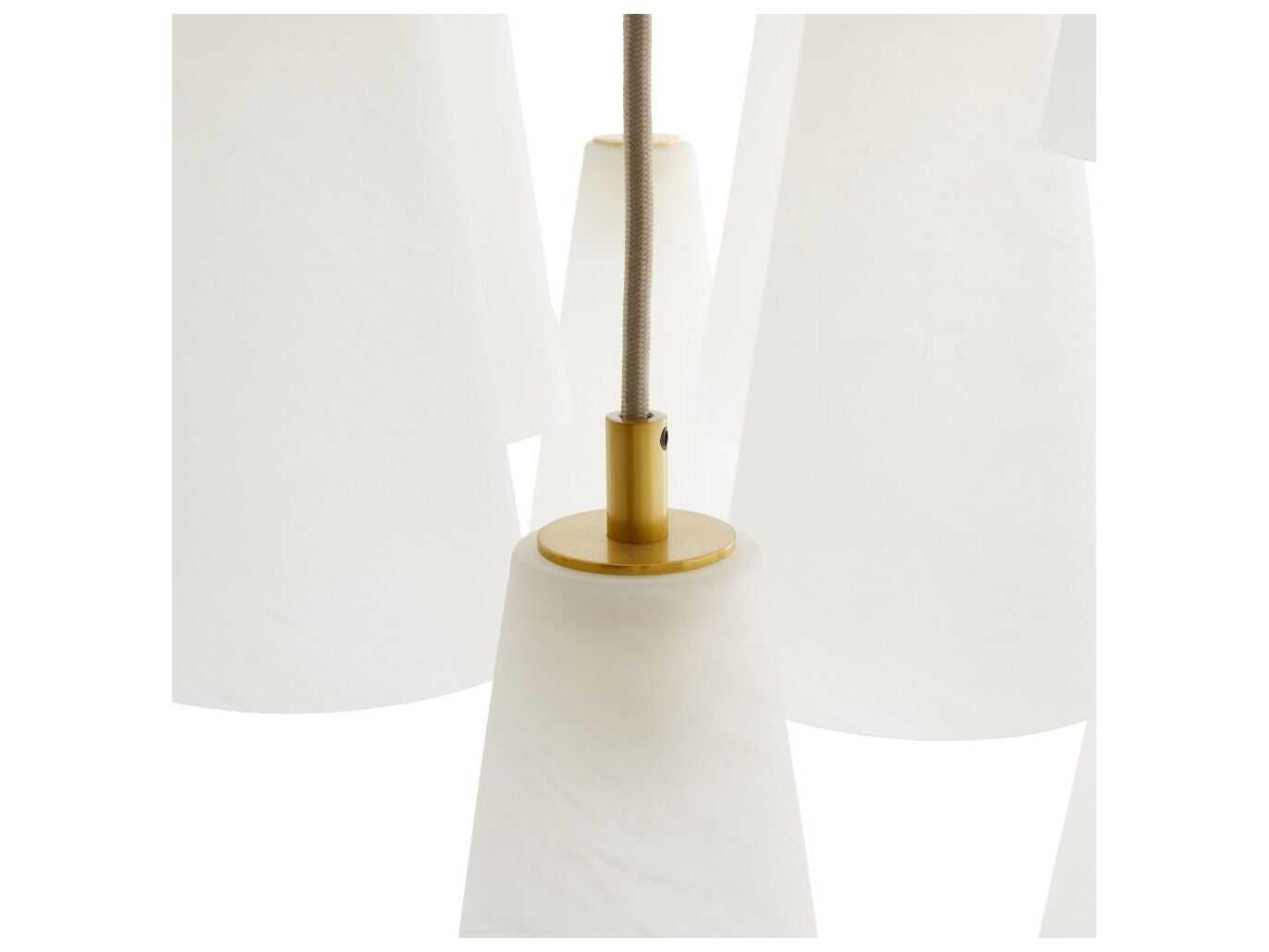 Arteriors Home Mika 18-Light Antique Brass Chandelier