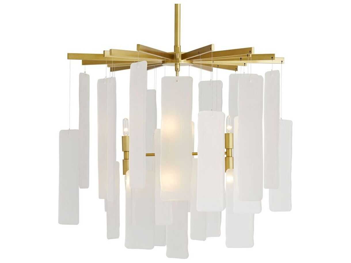 Arteriors Home Harriet 8-Light Antique Brass Chandelier