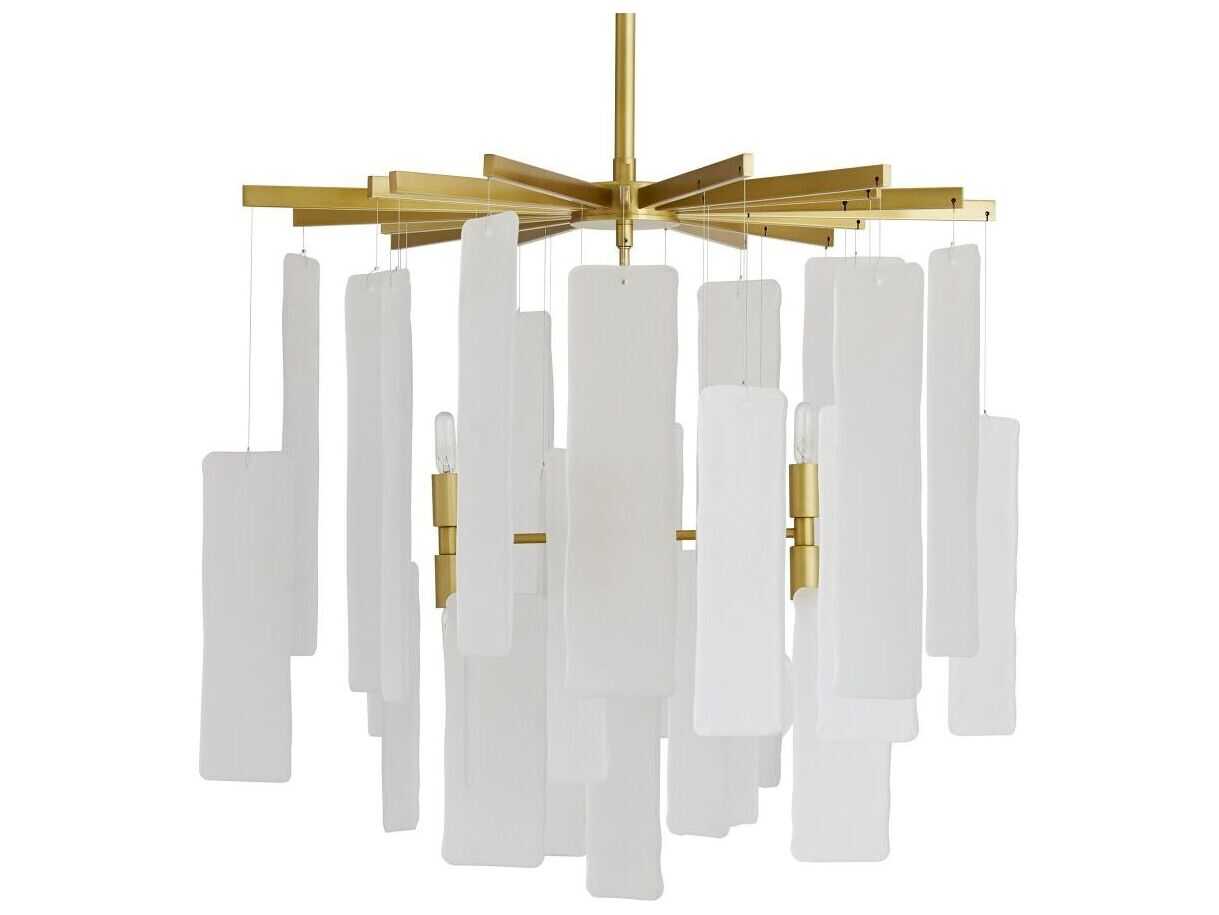 Arteriors Home Harriet 8-Light Antique Brass Chandelier