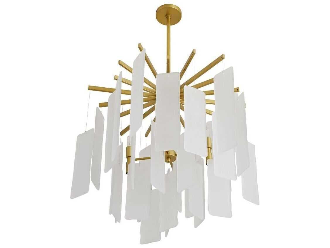 Arteriors Home Harriet 8-Light Antique Brass Chandelier