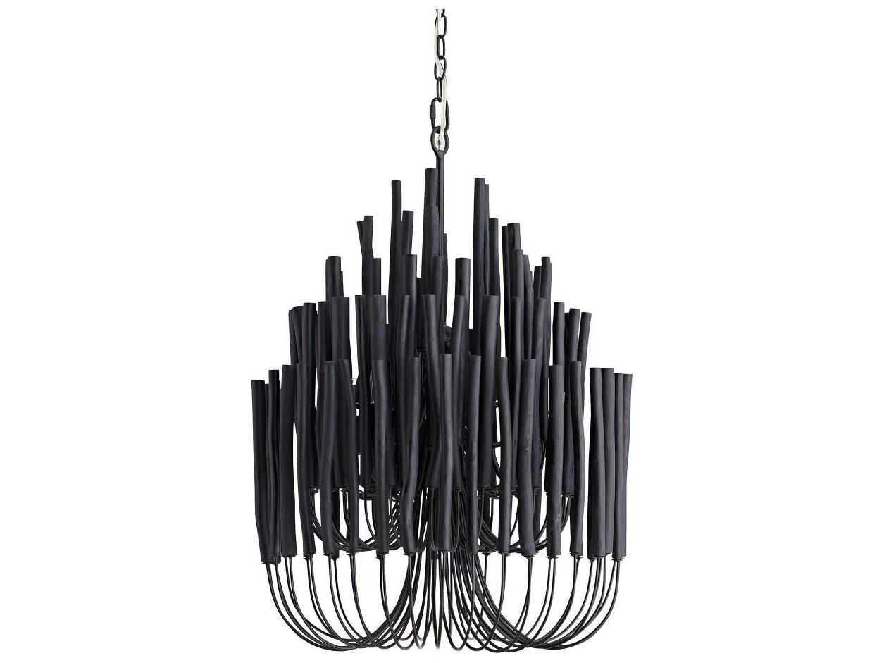 Arteriors Home Tilda 5-Light Black Chandelier