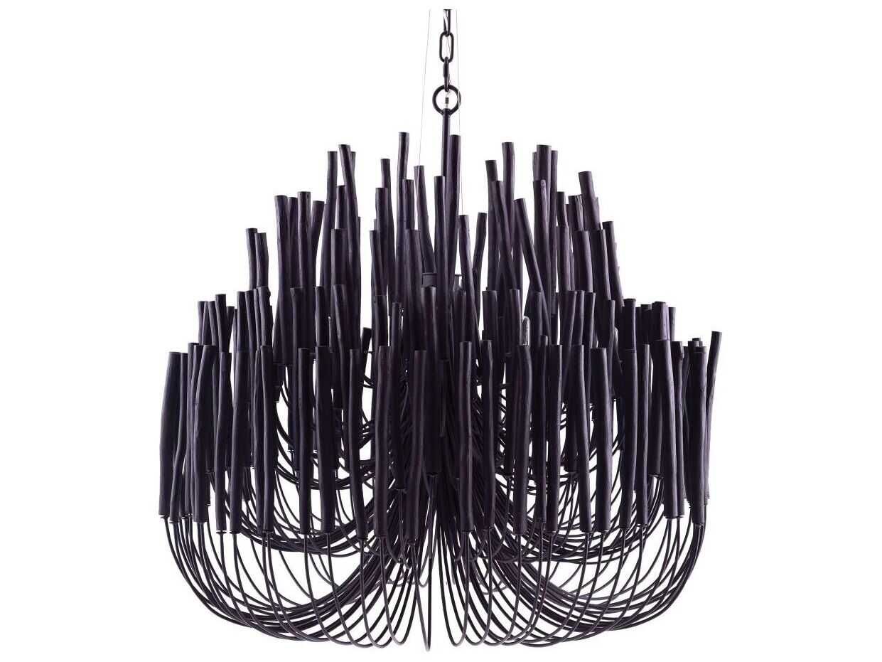 Arteriors Home Tilda 6-Light Black Chandelier