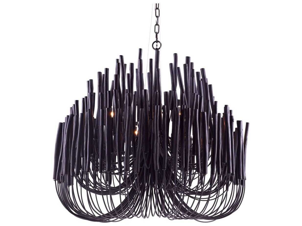 Arteriors Home Tilda 6-Light Black Chandelier