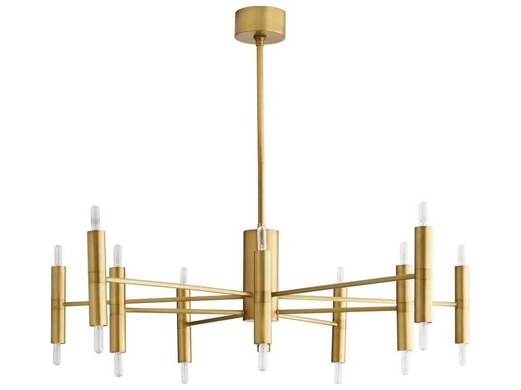 Arteriors Home Bozeman 20-Light Antique Brass Candelabra Chandelier