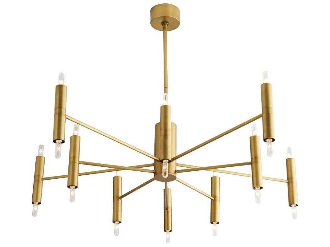 Arteriors Home Bozeman 20-Light Antique Brass Candelabra Chandelier