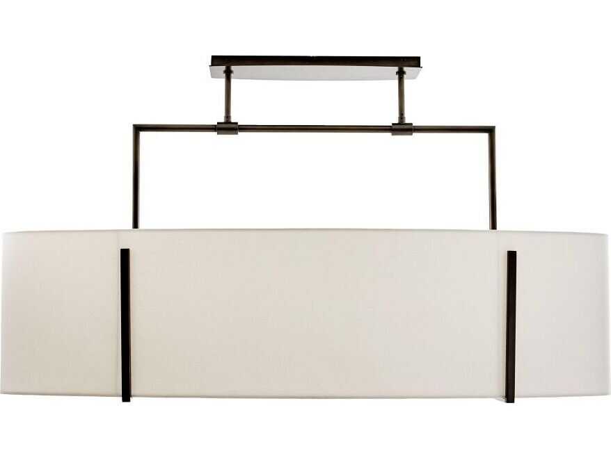 Arteriors Home Presley 7-Light English Bronze White Island Pendant