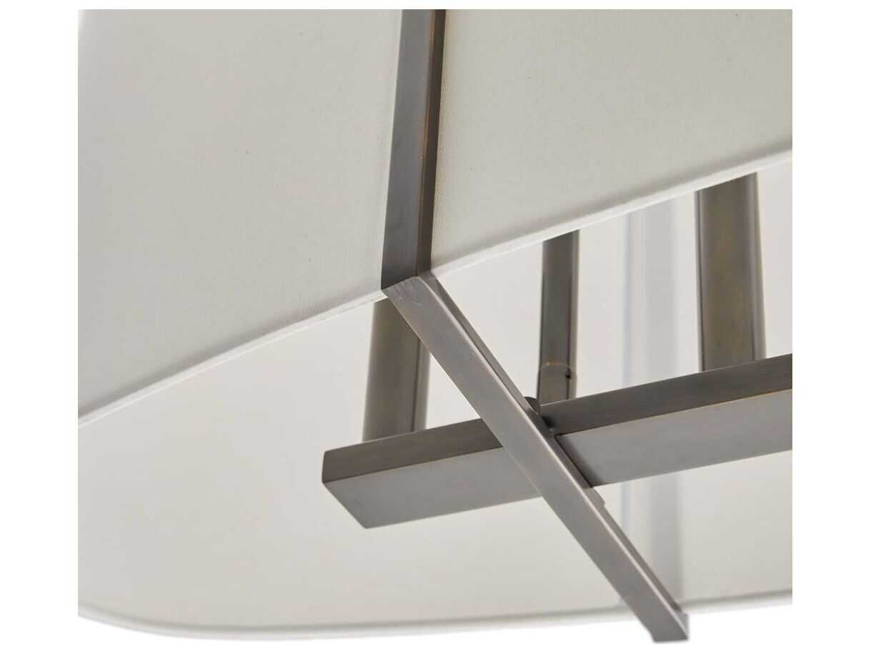 Arteriors Home Presley 7-Light English Bronze White Island Pendant