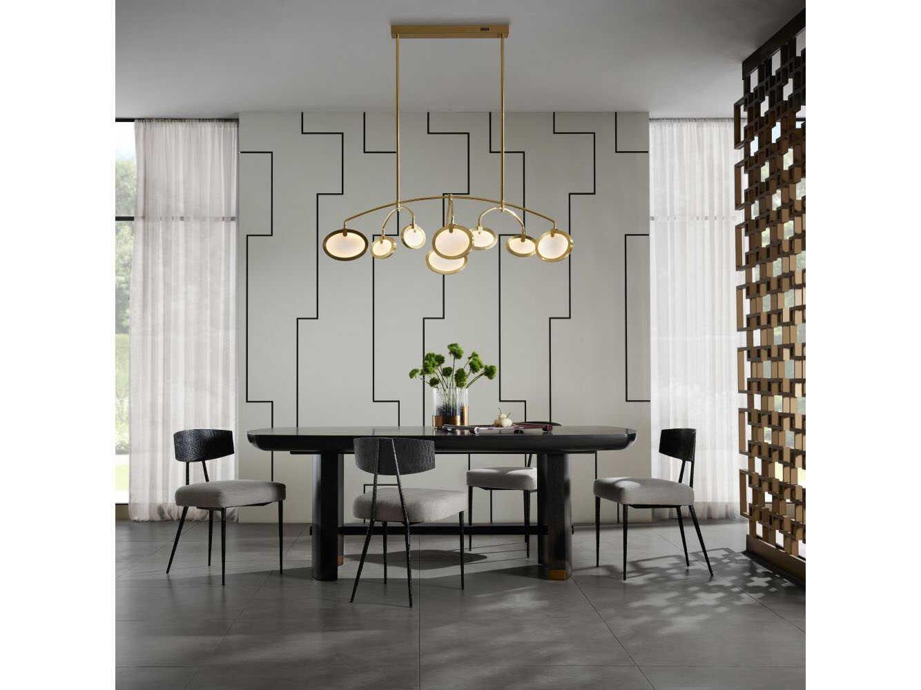 Arteriors Home Oak Wood Dining Room Set