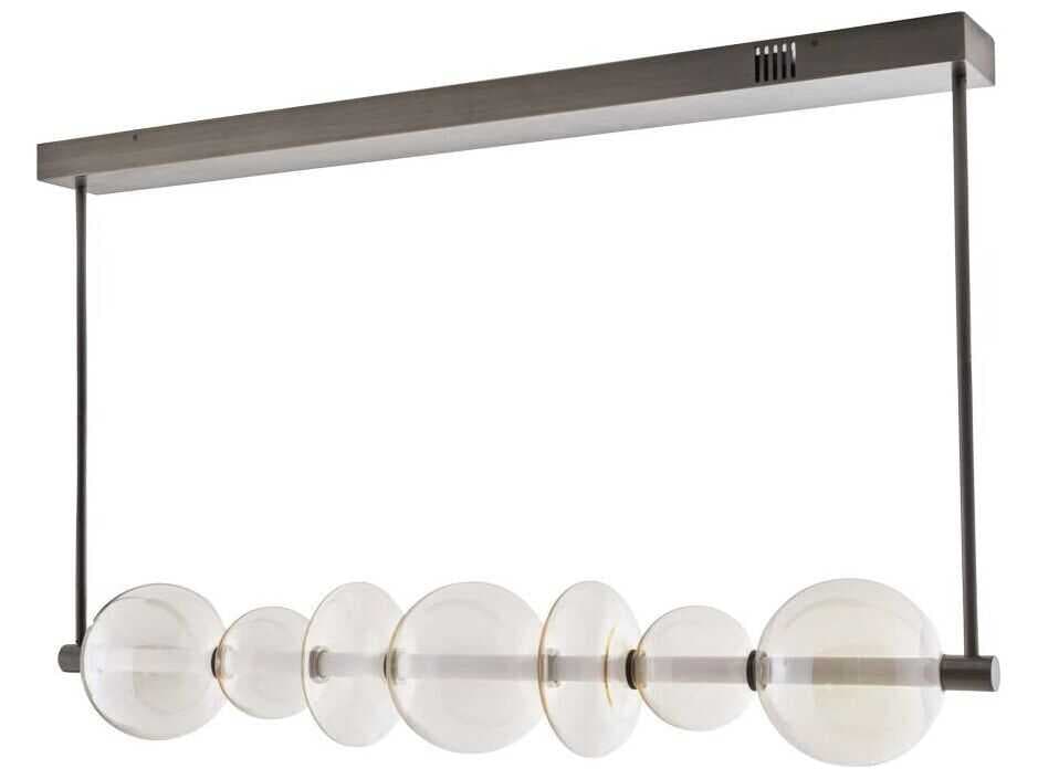 Arteriors Home Raphael 1-Light English Bronze Globe Linear Island Pendant