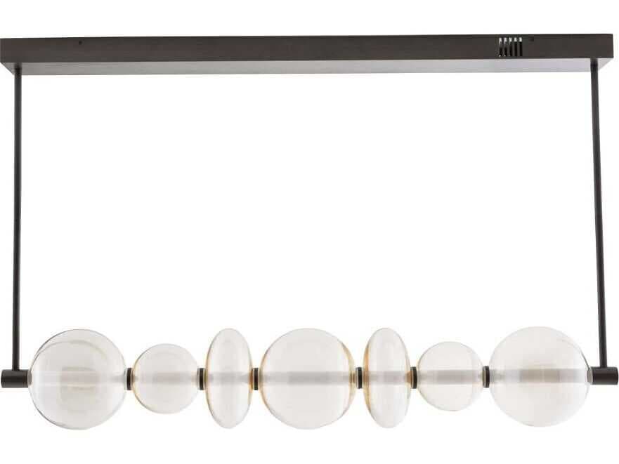 Arteriors Home Raphael 1-Light English Bronze Globe Linear Island Pendant