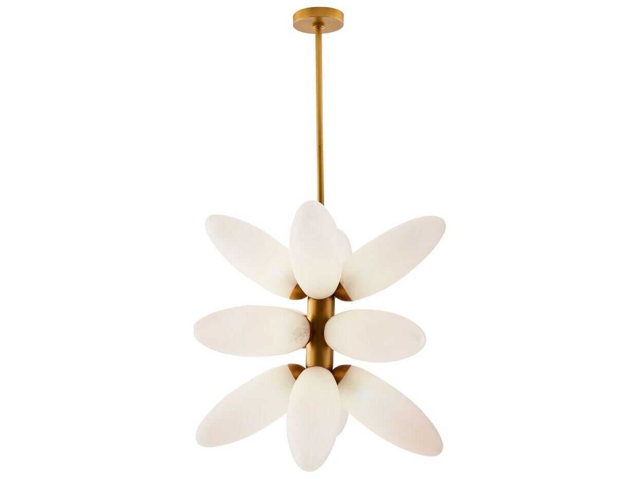 Arteriors Home Starling 12-Light Brushed Brass Sputnik Chandelier