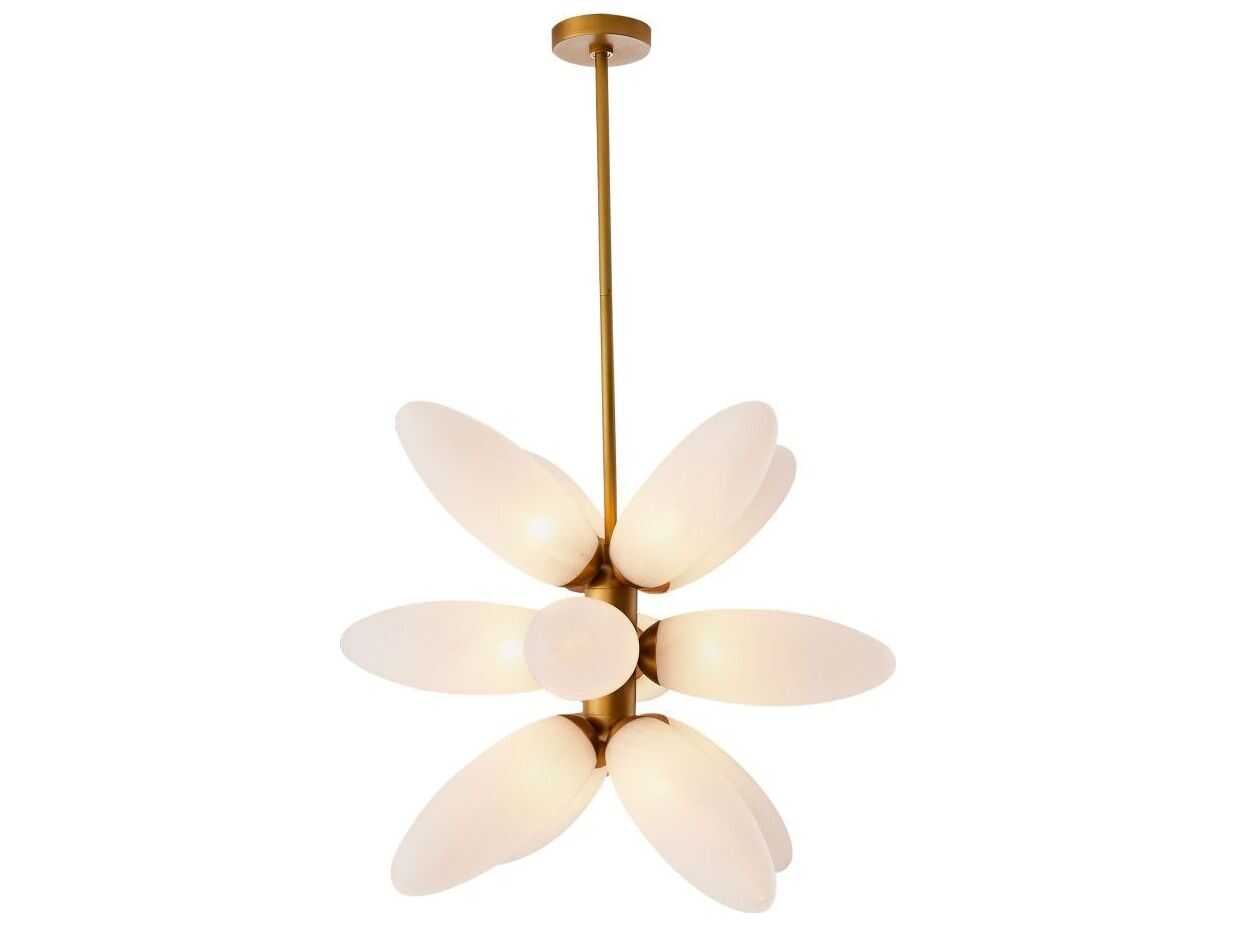 Arteriors Home Starling 12-Light Brushed Brass Sputnik Chandelier