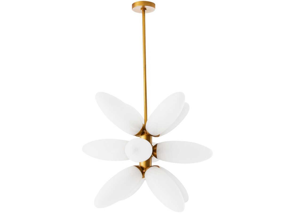 Arteriors Home Starling 12-Light Brushed Brass Sputnik Chandelier